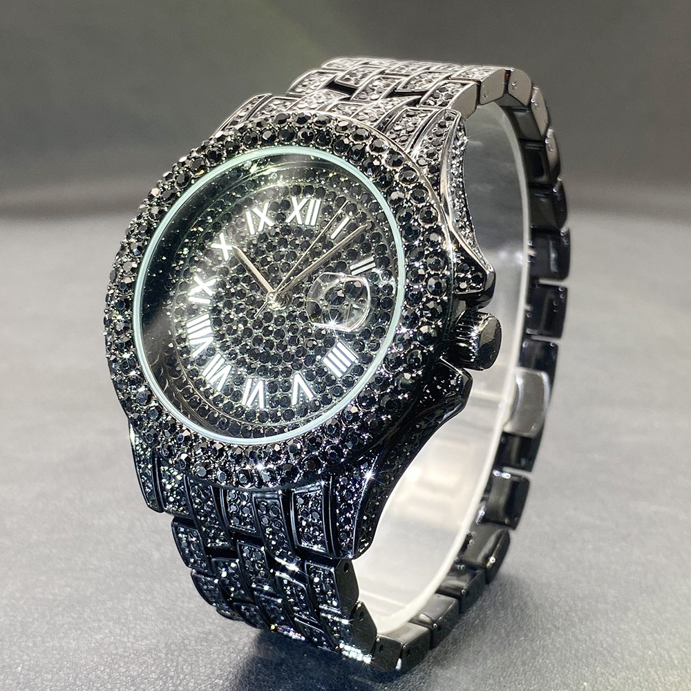 Big Gold Silver Black Wristwat - Mens Fashion Bracelet recensie en prijs