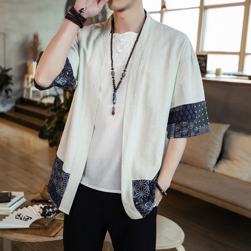 Japanese Kimono Men Cardigan S - Mens Fashion Jumpers recensie en prijs
