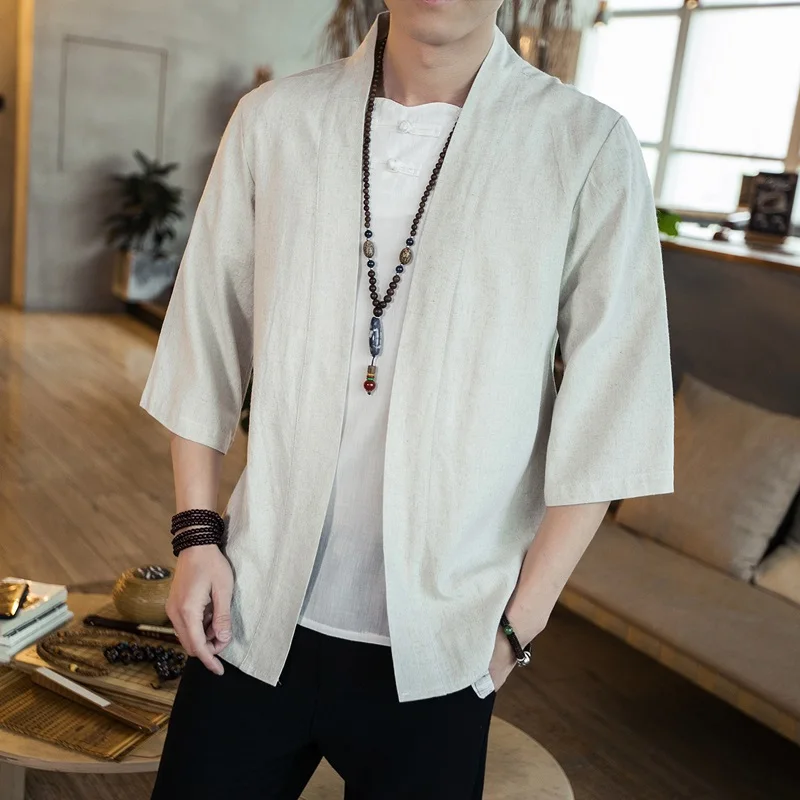Japanese Kimono Men Cardigan S - Mens Fashion Jumpers recensie en prijs