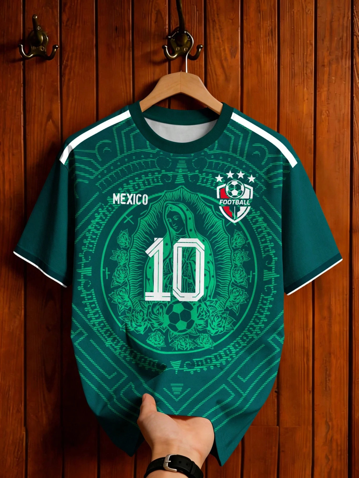 Men's  Mexico 10 Print Crew Ne - Mens Fashion Mexico recensie en prijs