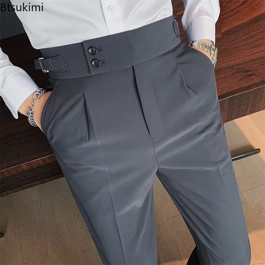 New 2026 Men's Solid Color Sui - Men'S Fashion Linen Pants recensie en prijs