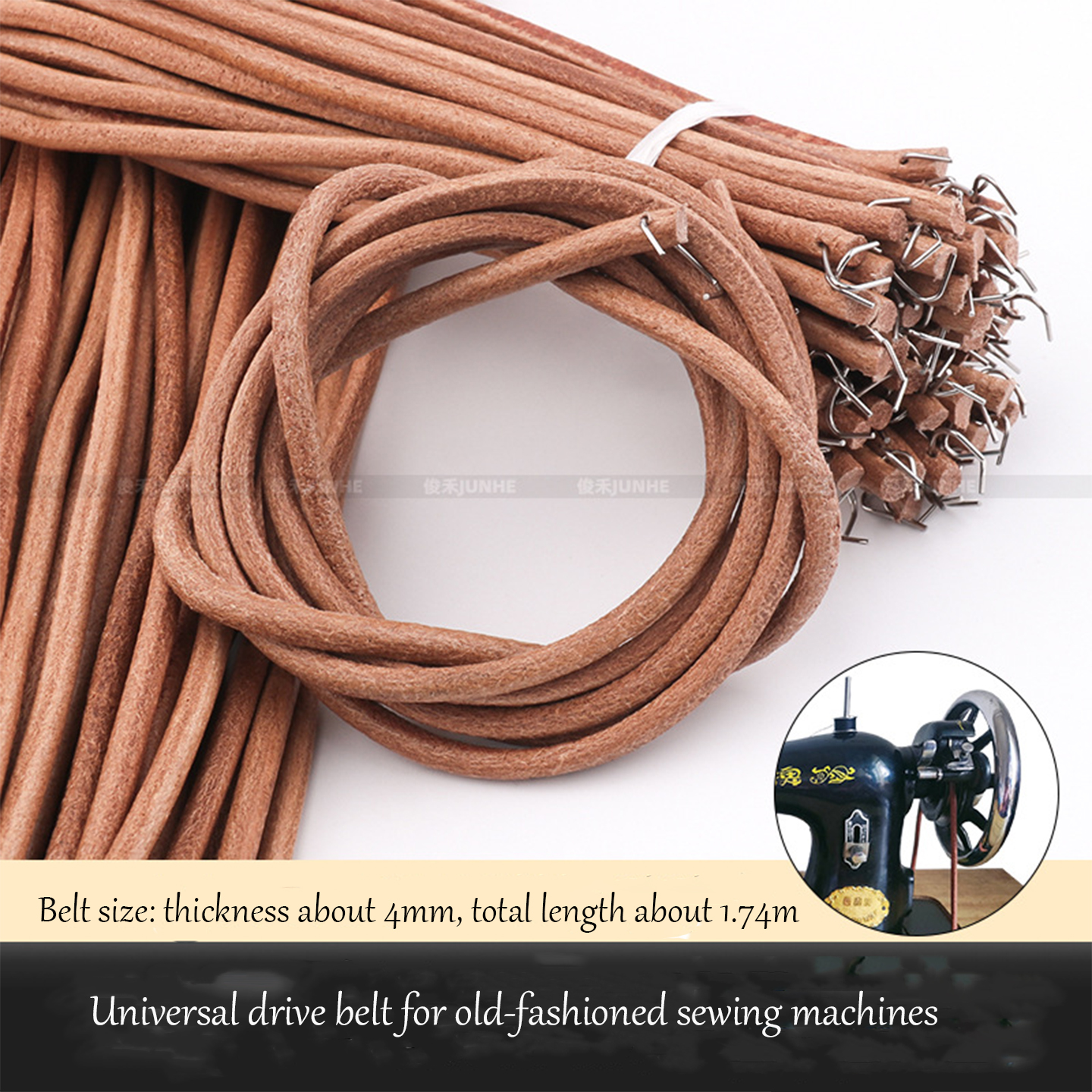 1/3/5pcs 1.74mx4mm Universal C - Leather Belt Braided recensie en prijs